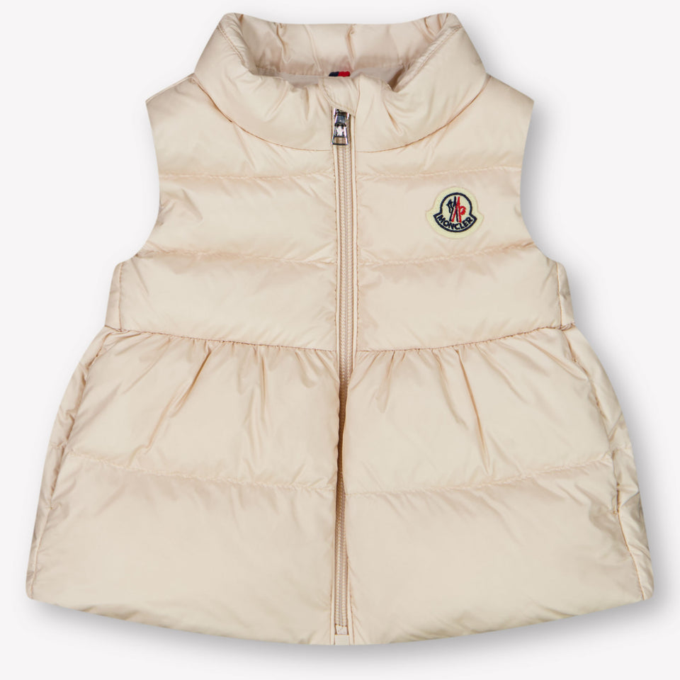 Moncler Hivette Baby Girls Body Warmer  Light Pink