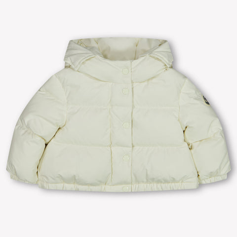 Moncler Laurie bebé Chicas Chaqueta de invierno Blanco Roto