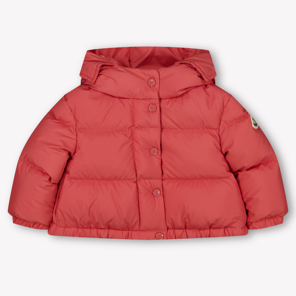 Moncler Laurie bebé Chicas Chaqueta de invierno Rosa Oscuro