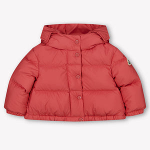 Moncler Laurie bébé Filles Veste d'hiver Rose Foncé