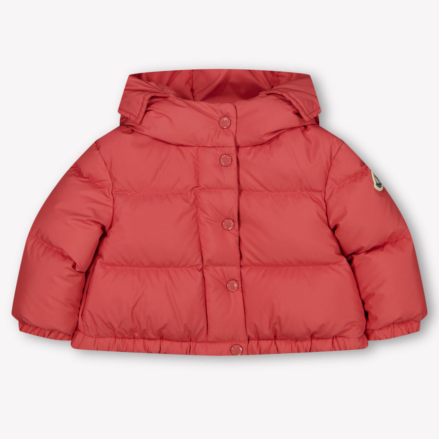 Moncler Laurie bébé Filles Veste d'hiver Rose Foncé