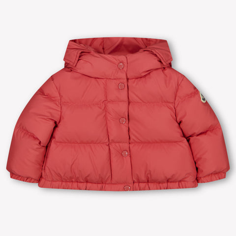 Moncler Laurie bebé Chicas Chaqueta de invierno Rosa Oscuro