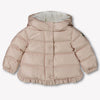 Moncler Bébé tazui Filles Veste d'hiver Rose Léger