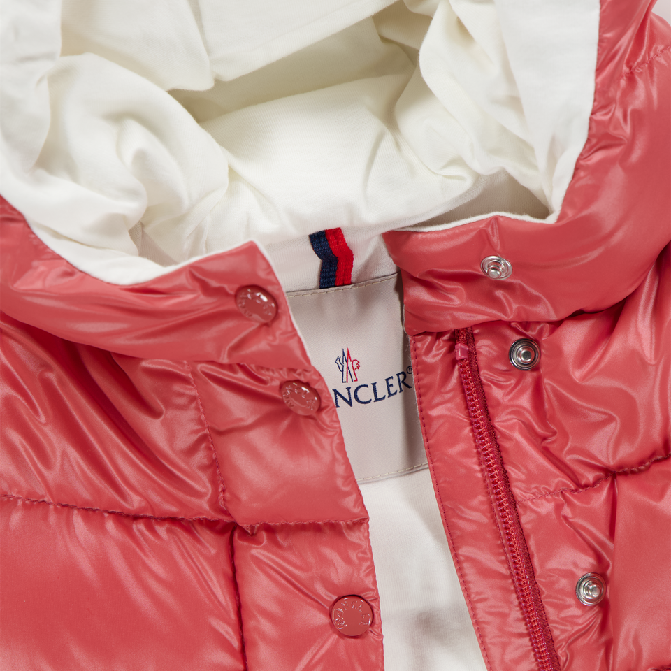 Moncler Tazui bebé Chicas Chaqueta de invierno Rosa Oscuro