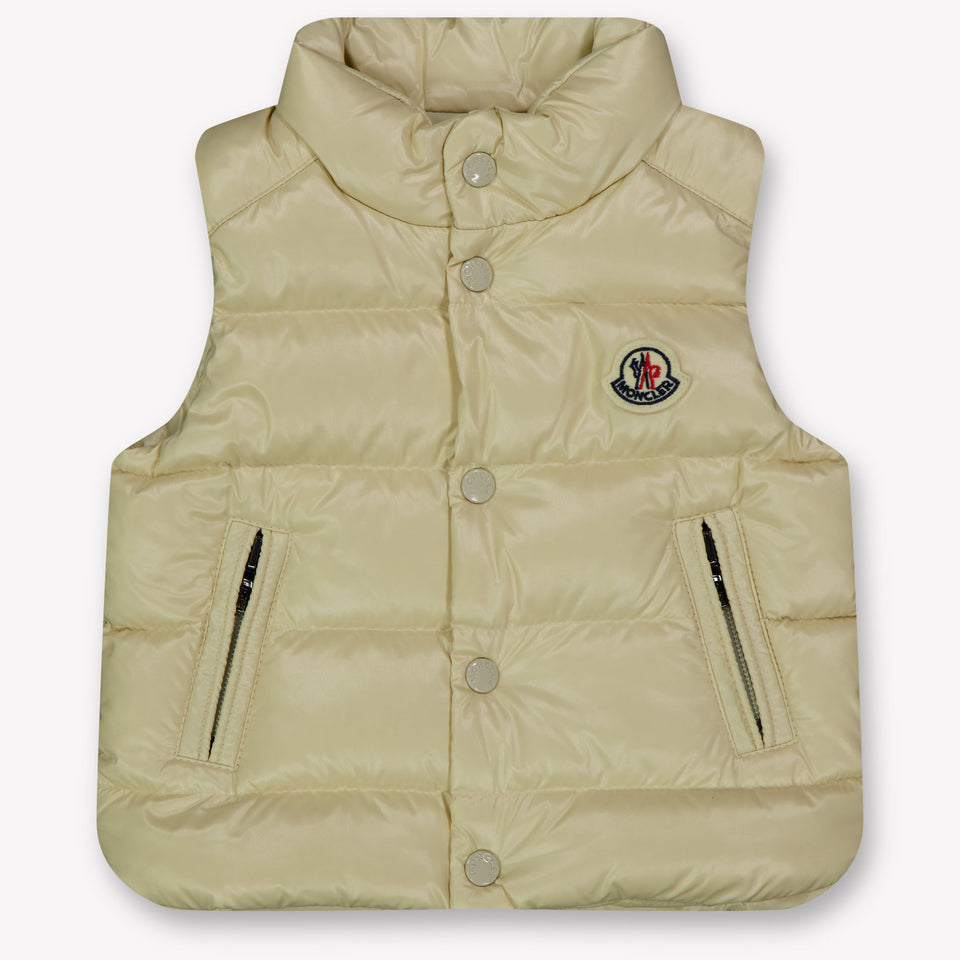 Moncler Bernard Baby Ragazzi Calco più caldo in Beige Chiaro