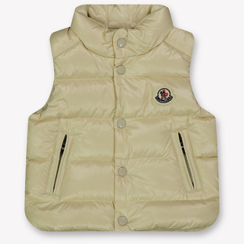 Moncler Bernard Baby Ragazzi Calco più caldo in Beige Chiaro
