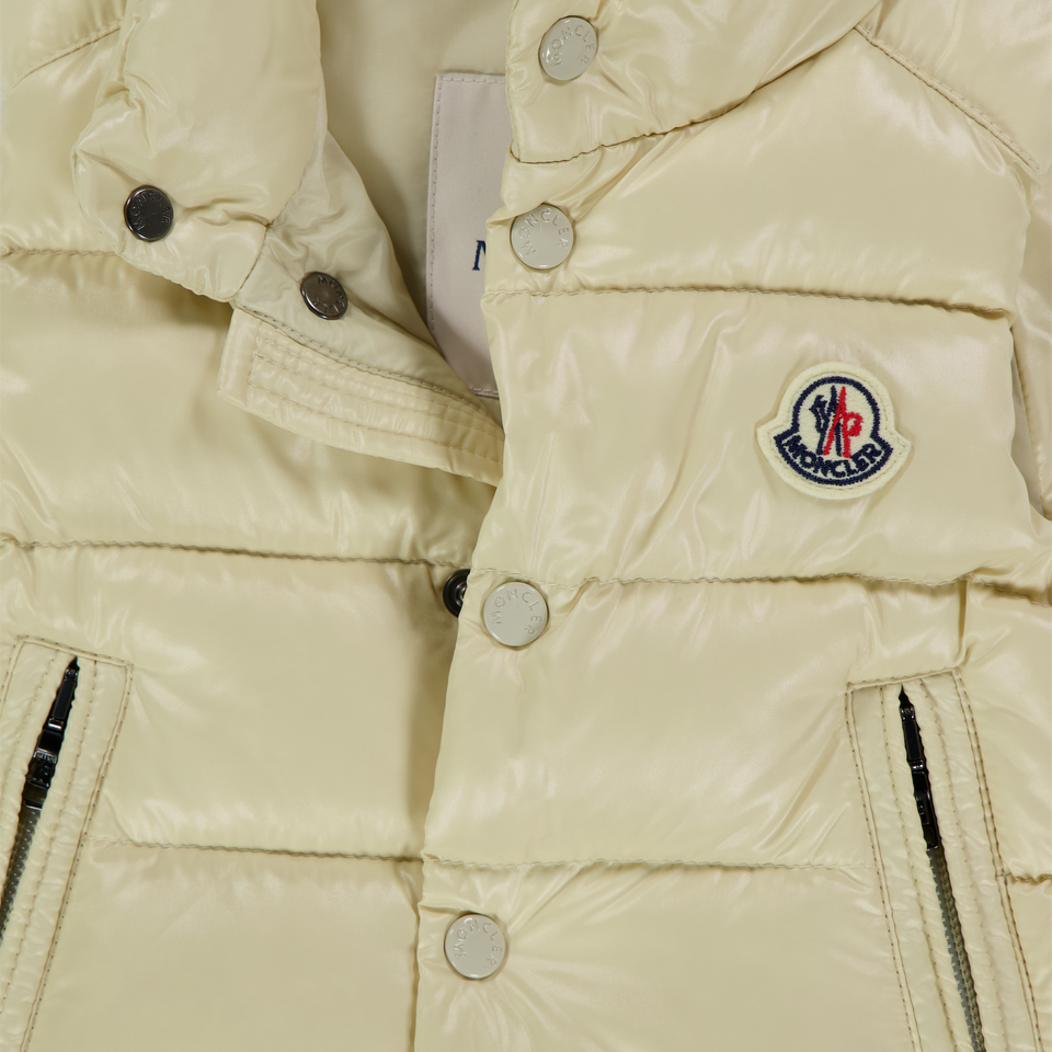 Moncler Bernard Baby Ragazzi Calco più caldo in Beige Chiaro