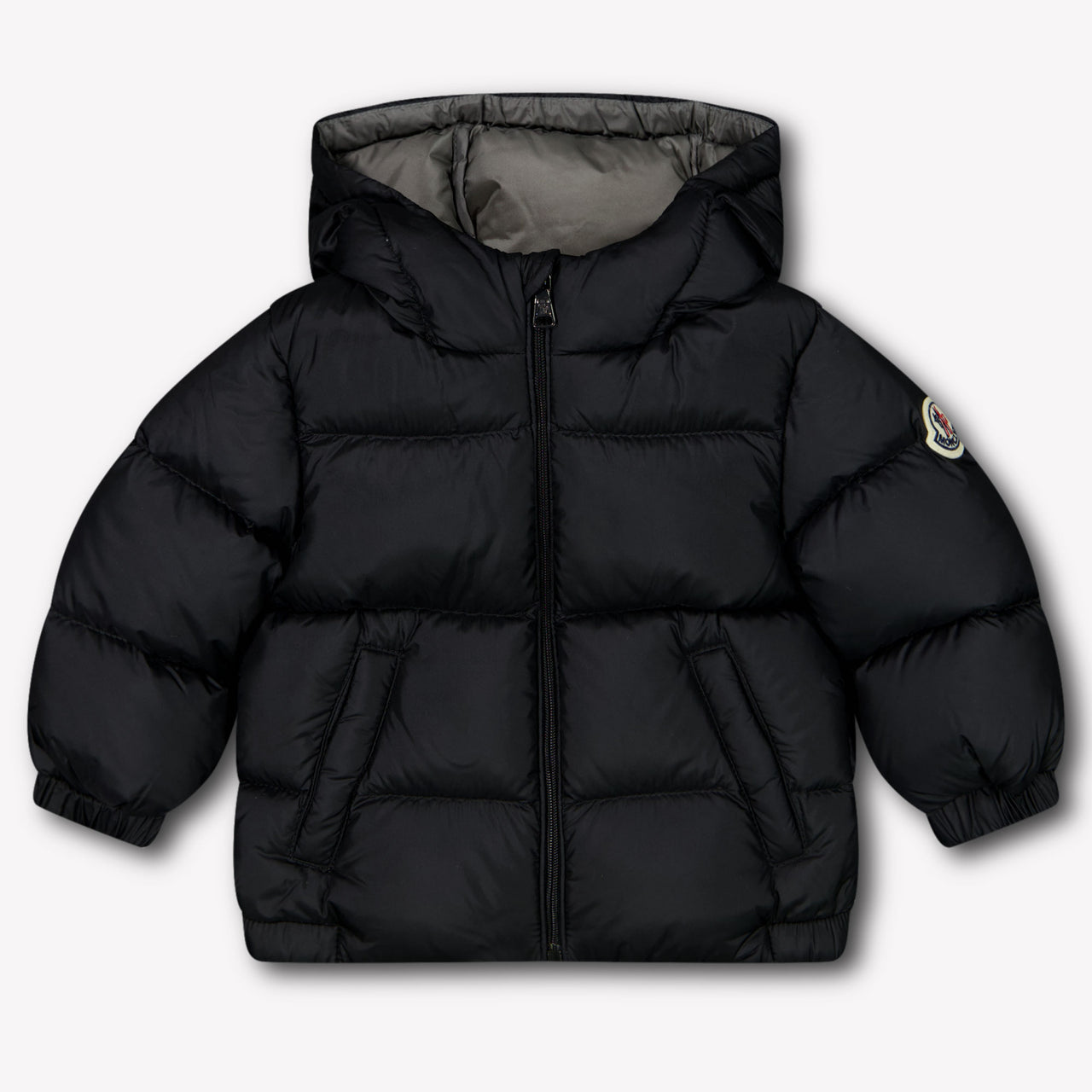 Moncler New Macaire Baby Jungen Winterjacke in Schwarz