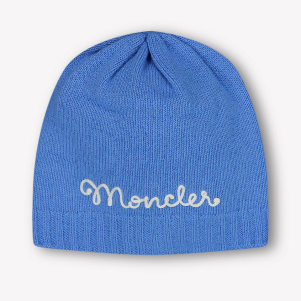 Moncler Bambino Ragazzi Cappello in Azzurro