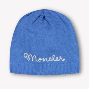 Moncler Bambino Ragazzi Cappello in Azzurro