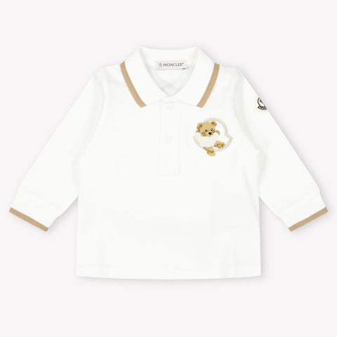 Moncler Bébé Garçons Polo en blanc