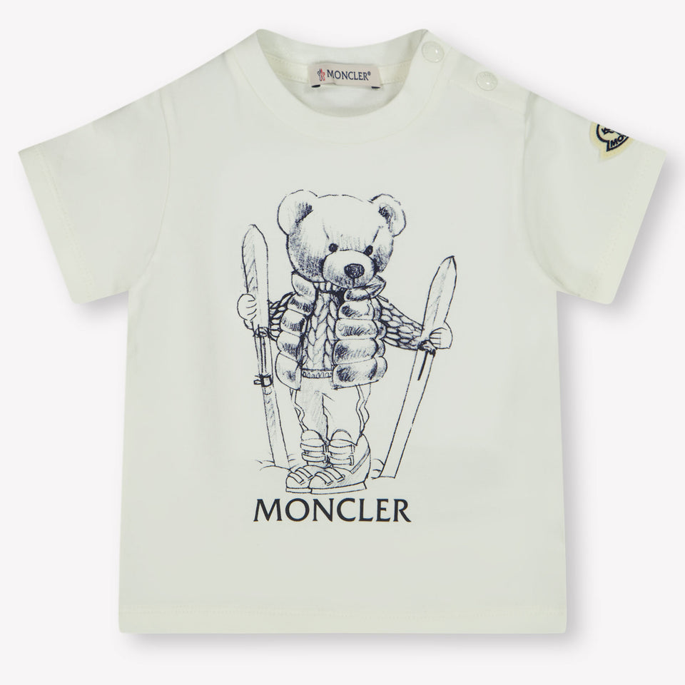 Moncler Bambino Ragazzi Maglietta dentro Off White