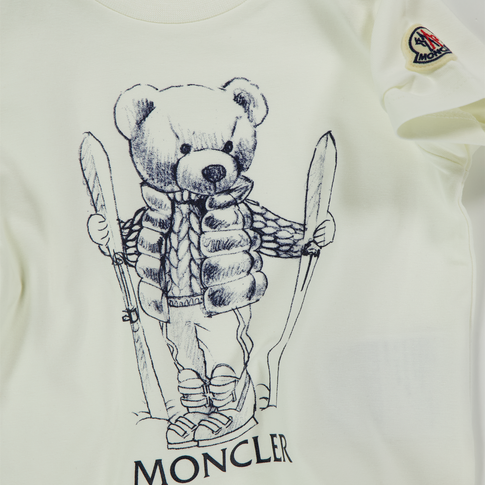 Moncler Bambino Ragazzi Maglietta dentro Off White
