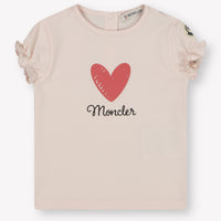 Moncler Bebé Chicas Camiseta en Rosa claro