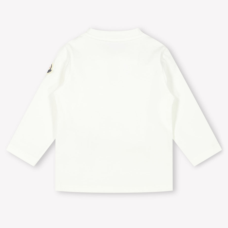 Moncler Baby Jongens T-Shirt In Off White