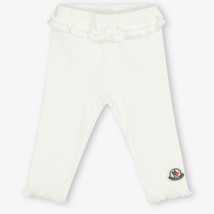 Moncler Bébé Filles Leggings en blanc