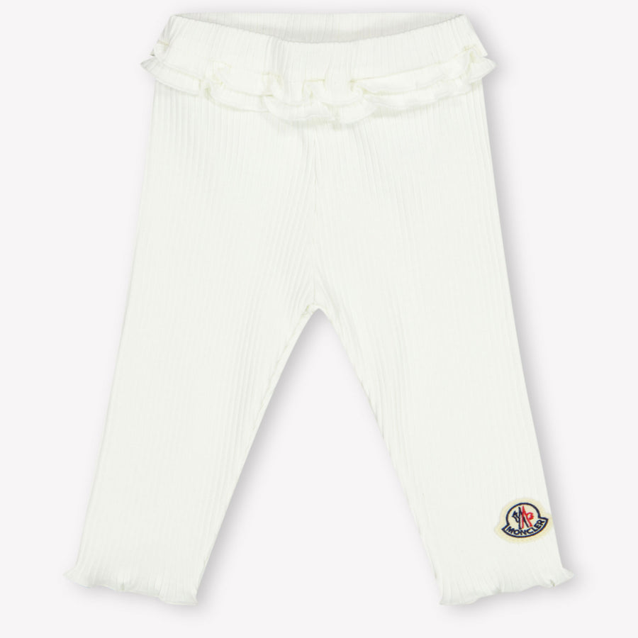 Moncler Bébé Filles Leggings en blanc