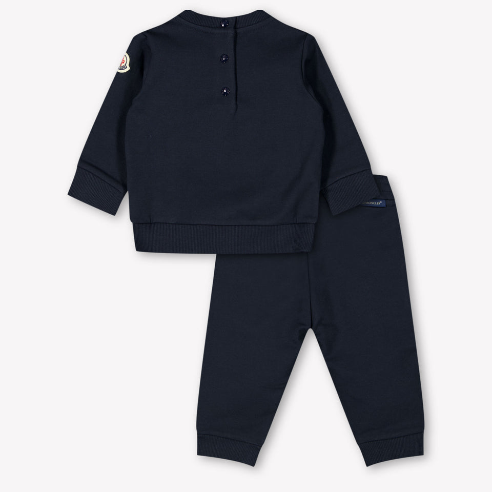 Moncler Baby Jungen Jogging -Anzug Marineblau