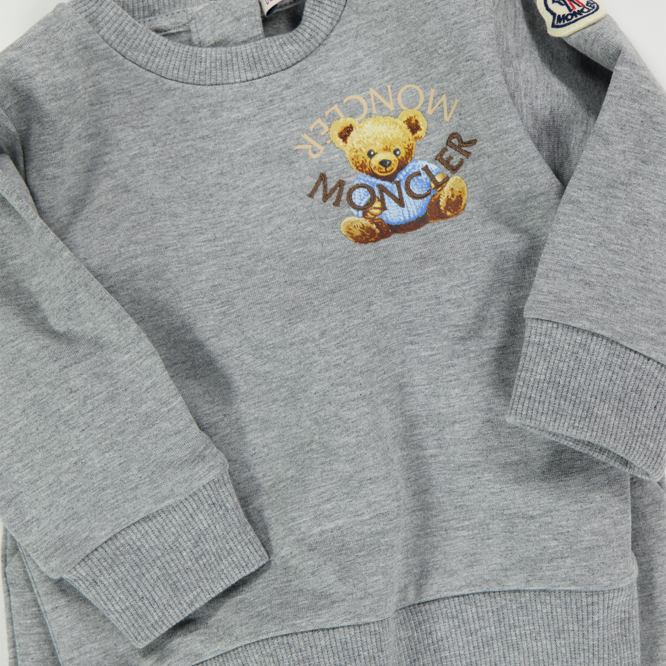 Moncler Baby Boys Tracksuit  Gray