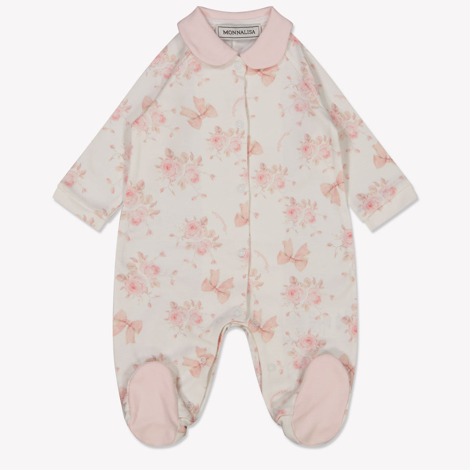 Monnalisa Baby Girls Playsuit  Light Pink