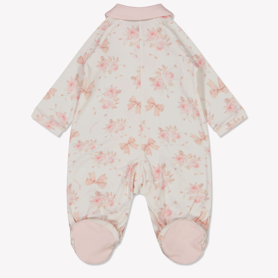 Monnalisa Baby Girls Playsuit  Light Pink