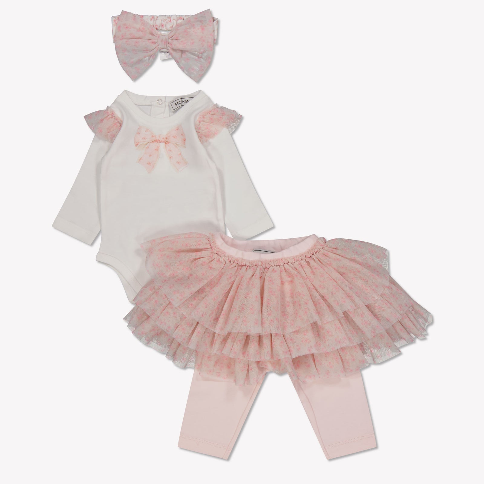 MonnaLisa Bambino Ragazze Tuta in scatola Rosa Chiaro