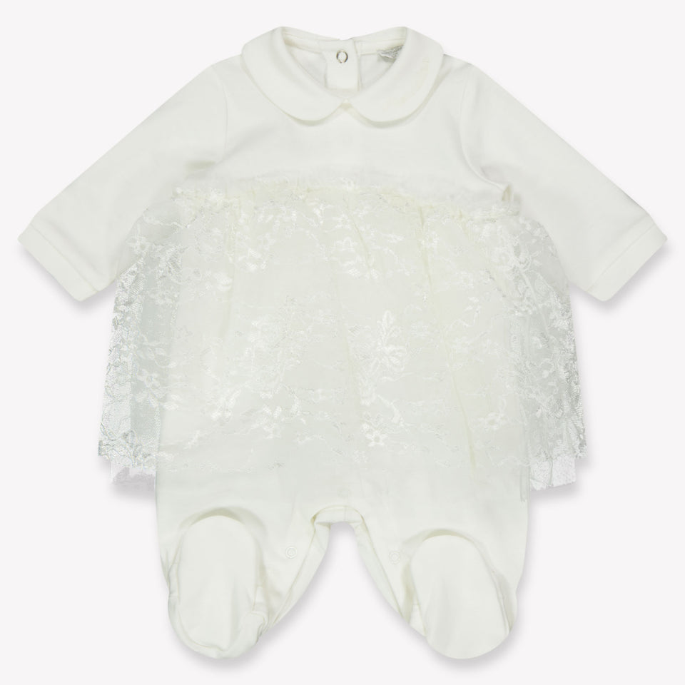 MonnaLisa Bambino Ragazze Tuta in scatola Off White
