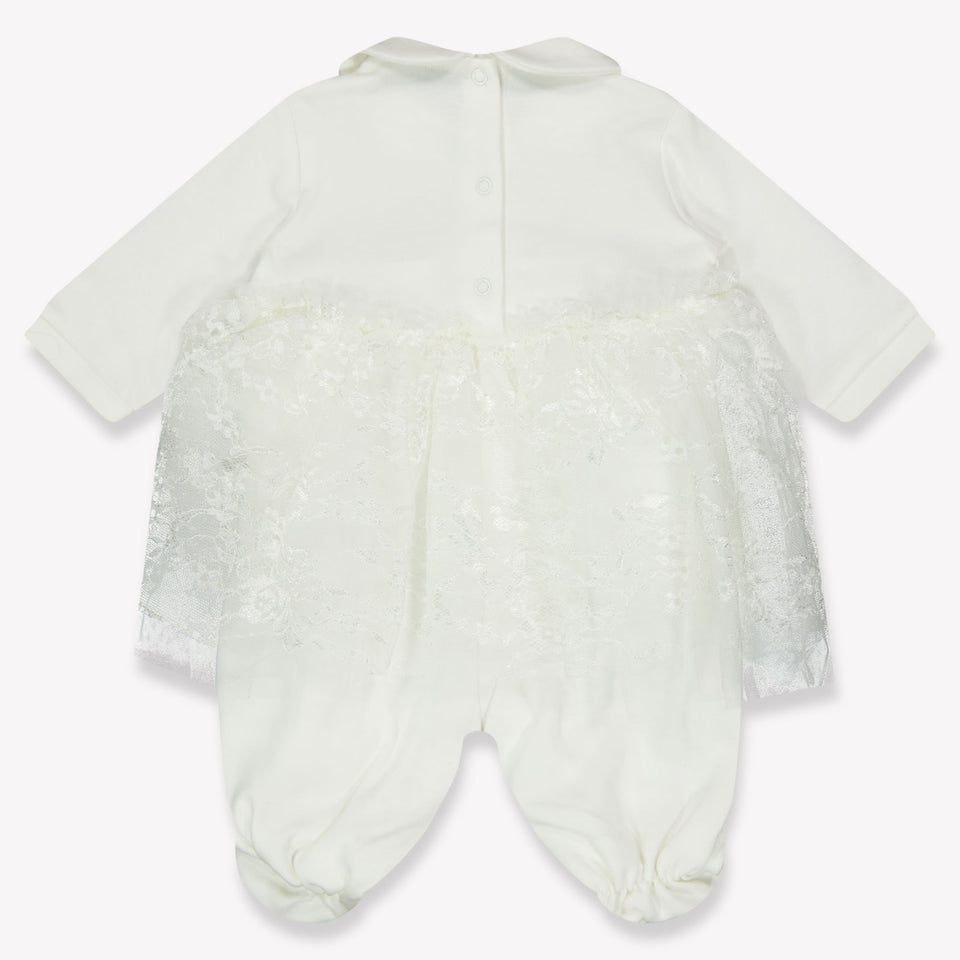 MonnaLisa Bambino Ragazze Tuta in scatola Off White