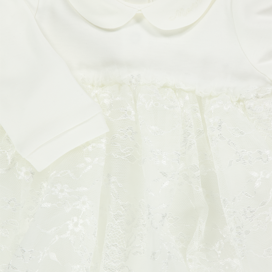 MonnaLisa Baby Meisjes Boxpakje in Off White