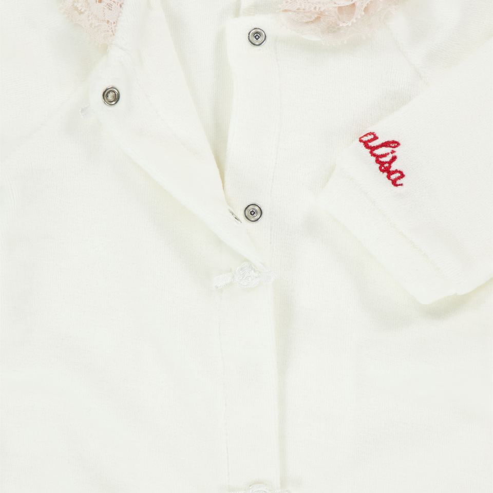 MonnaLisa Baby Mädchen Boxanzug Grauweiß