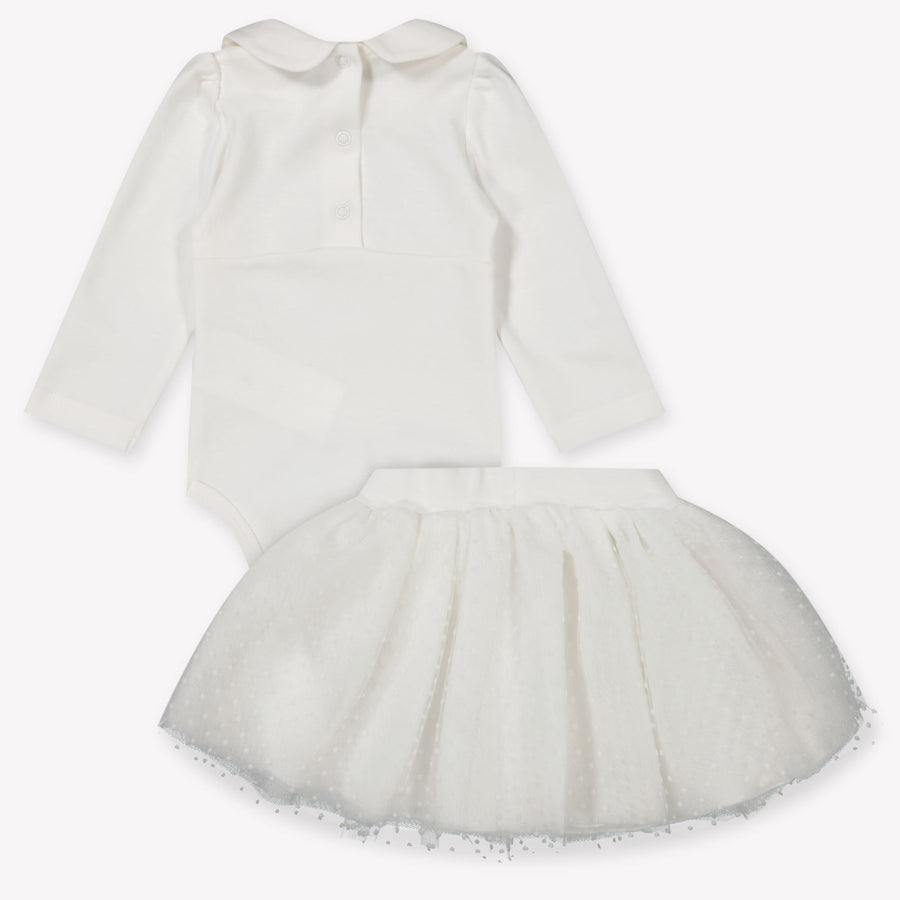 MonnaLisa Bébé Filles Boîte de boîte en blanc