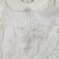 MonnaLisa Bébé Filles Boîte de boîte en blanc