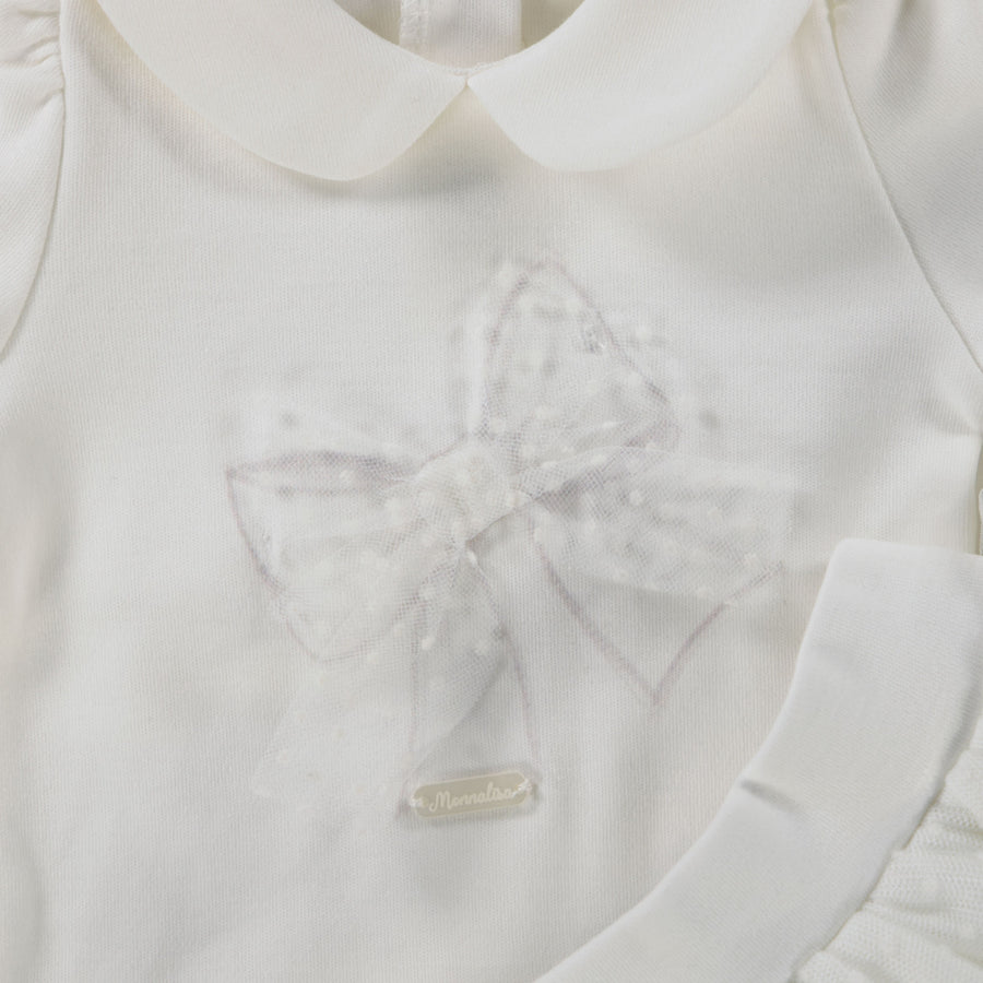 MonnaLisa Bébé Filles Boîte de boîte en blanc