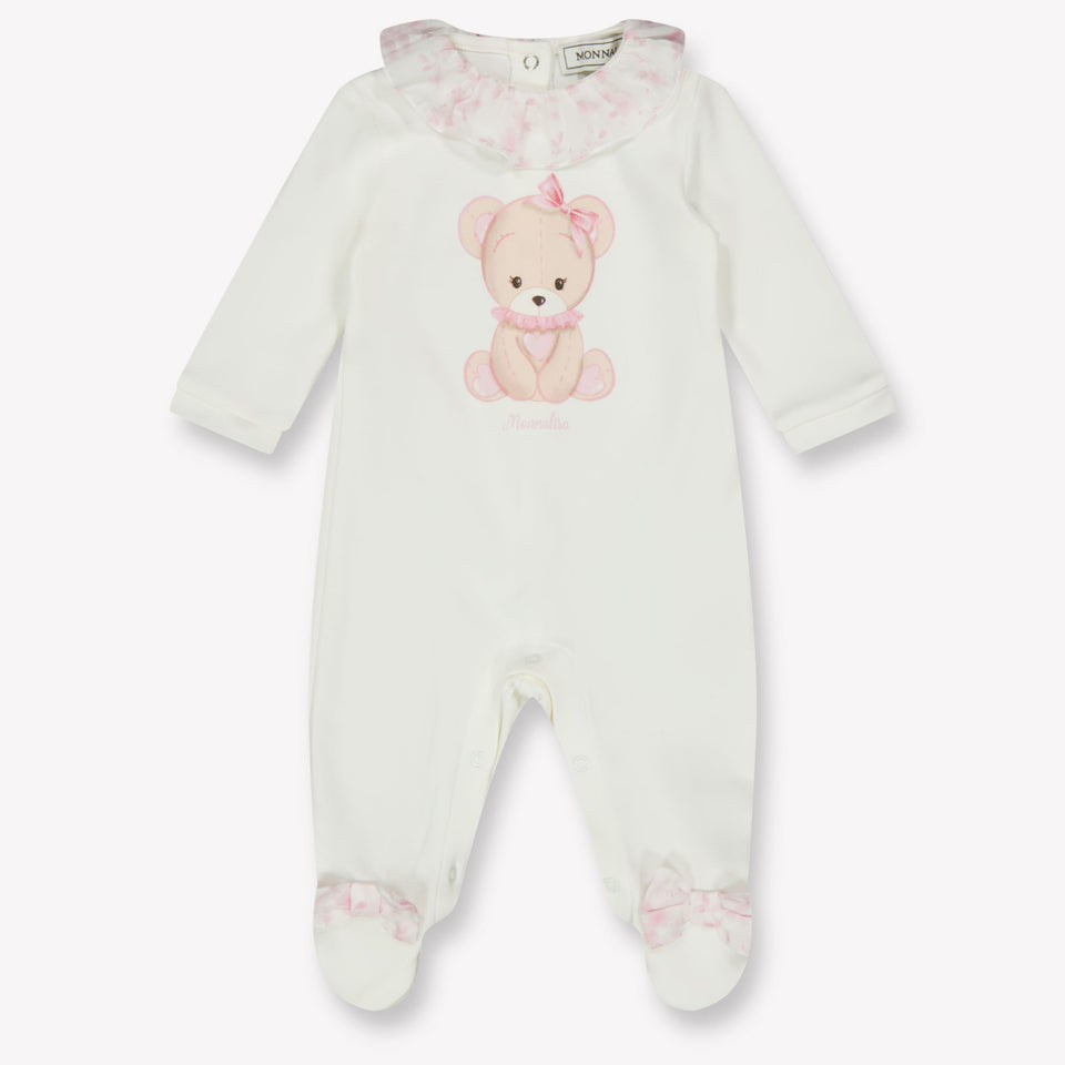 Monnalisa Baby Girls Playsuit  Light Pink