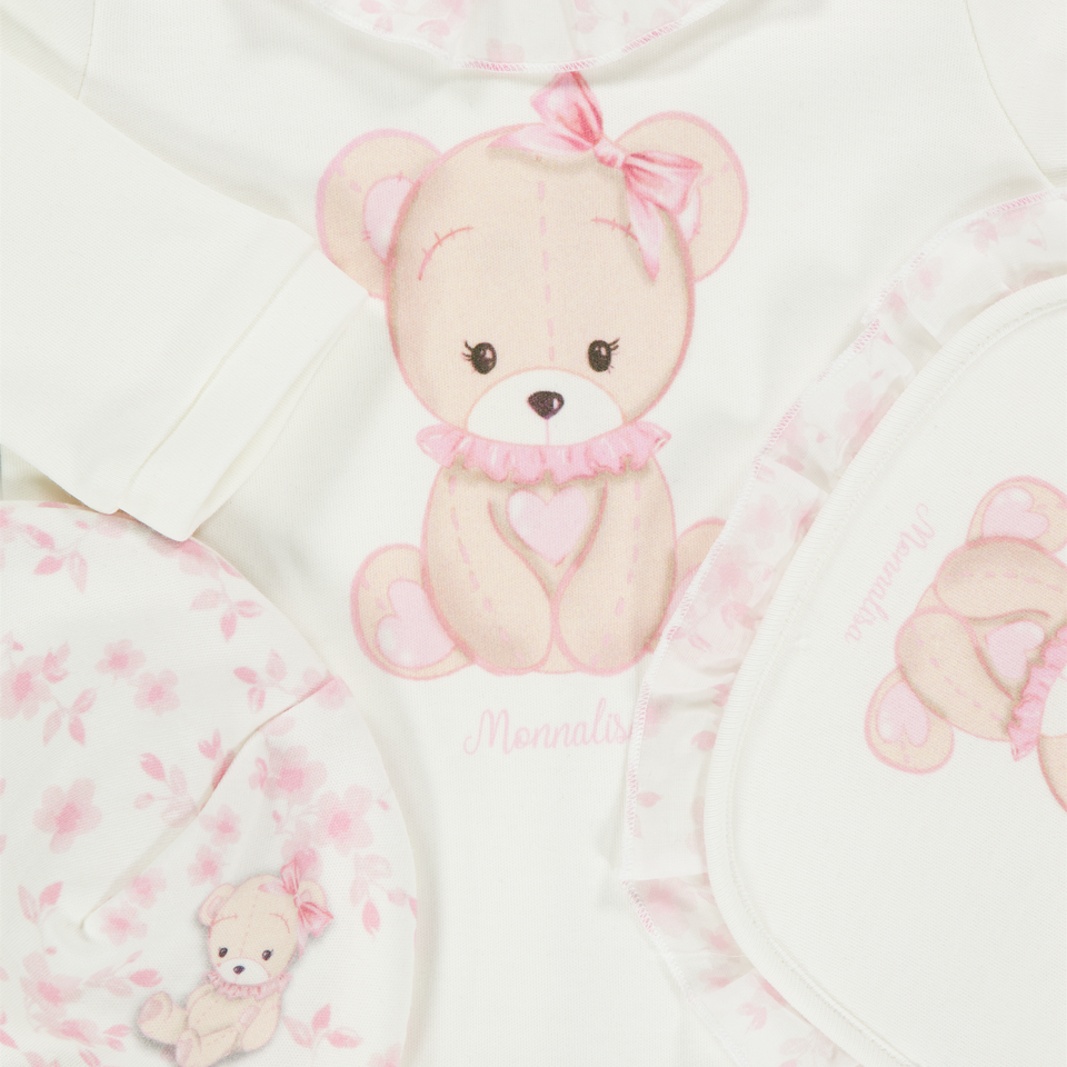 Monnalisa Baby Girls Playsuit  Light Pink