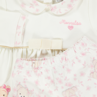 MonnaLisa Baby Meisjes Boxpakje in Off White