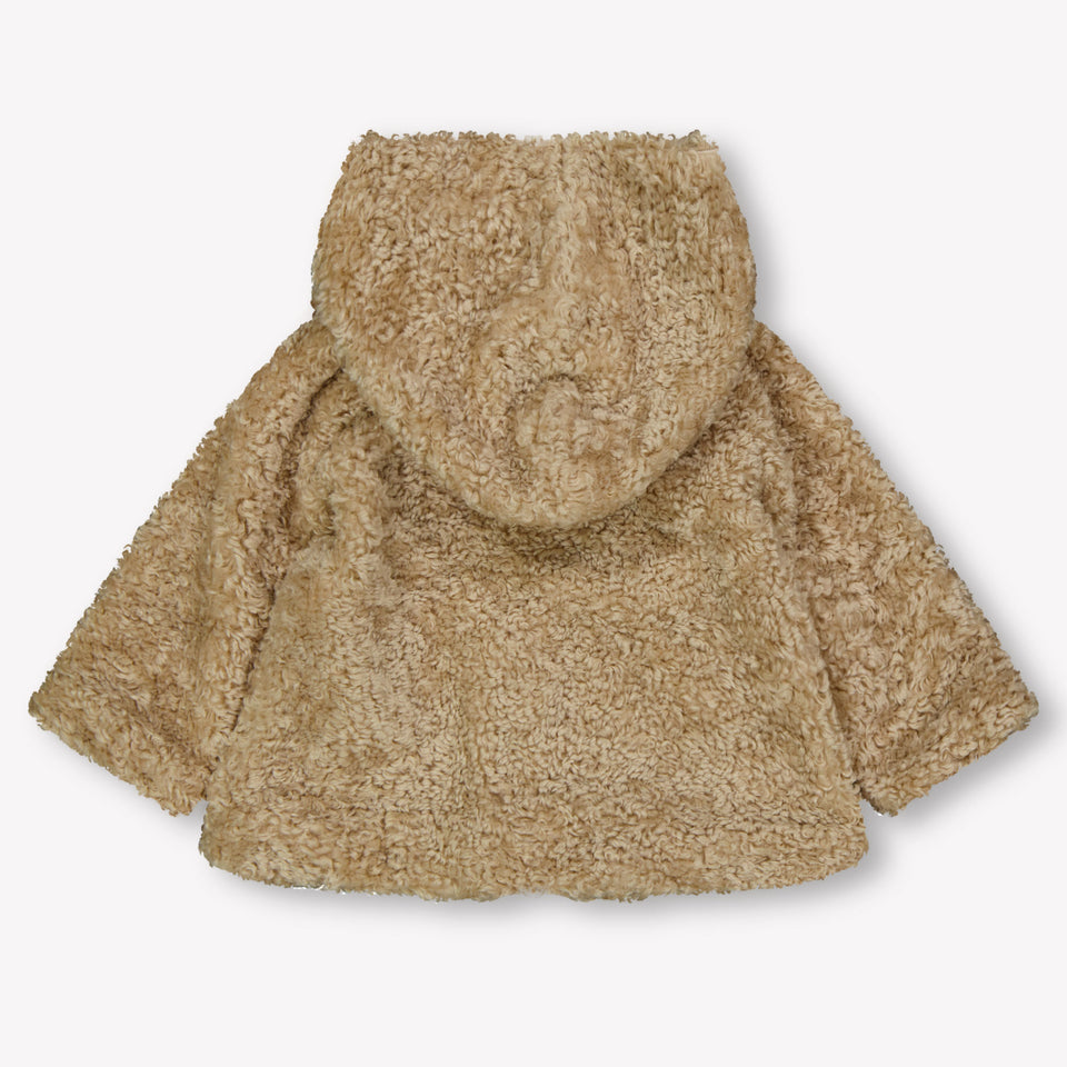 MonnaLisa Bebé Chicas Chaquetas de piel falsa en Beige