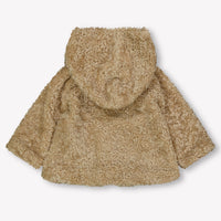 MonnaLisa Bébé Filles Vestes en fausse fourrure Beige