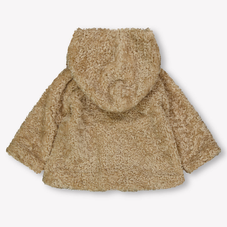 MonnaLisa Bébé Filles Vestes en fausse fourrure Beige