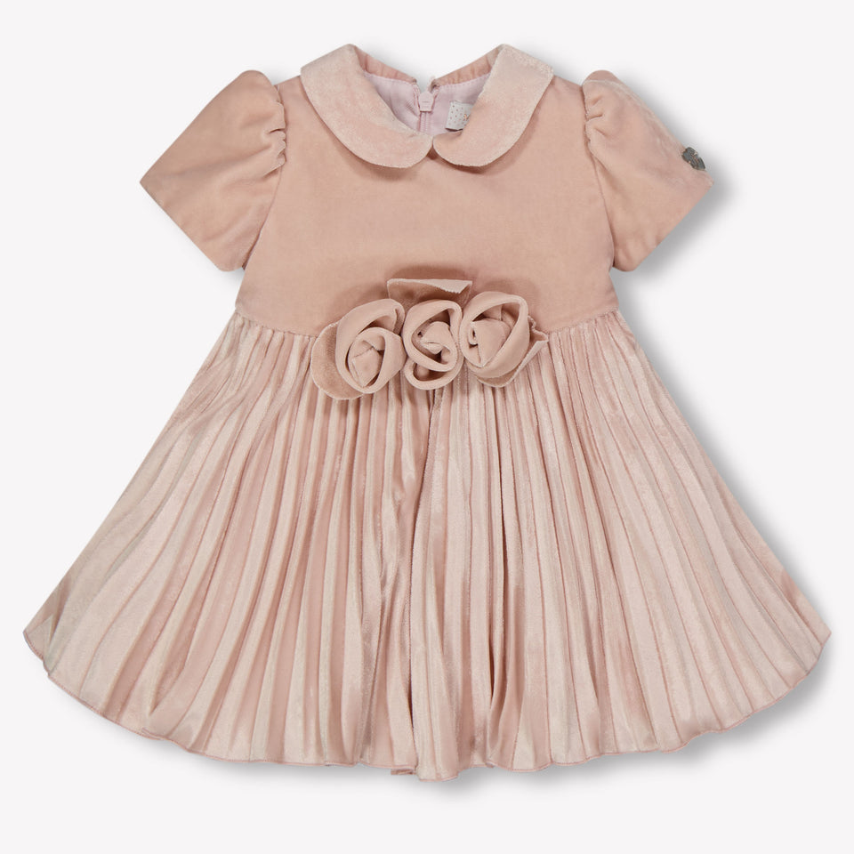 Monnalisa Baby Girls Dress  Light Pink