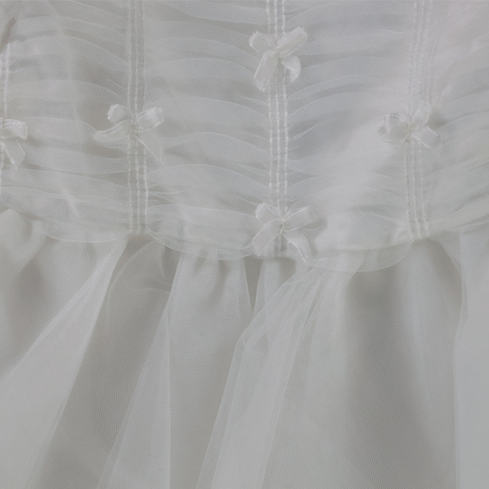 Monnalisa Baby Girls Dress  Offwhite