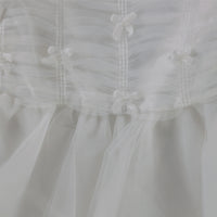 MonnaLisa Baby Meisjes Jurk in Off White