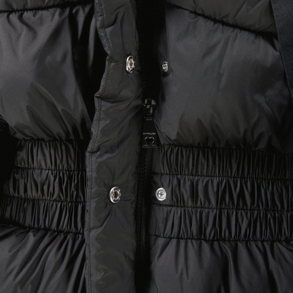 Monnalisa Kids Girls Winter Coat  Black