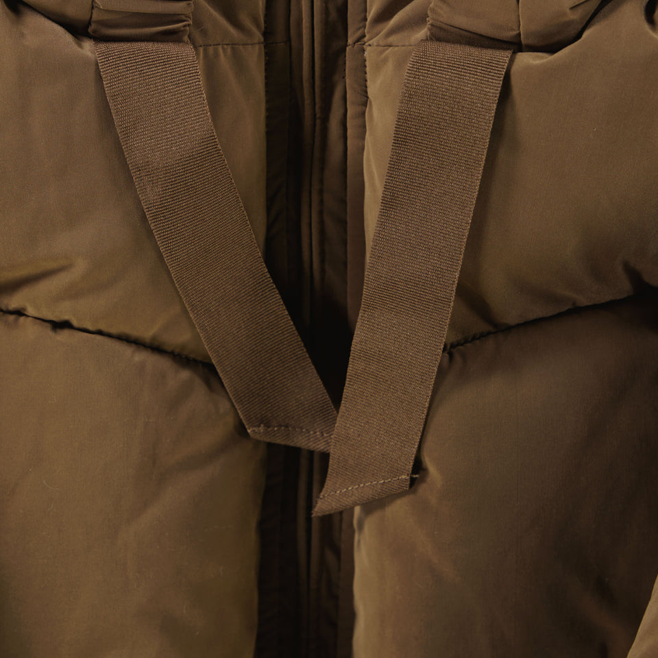 Monnalisa Kids Girls Winter Coat  Brown