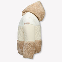 MonnaLisa Enfant Filles Veste d'hiver Beige
