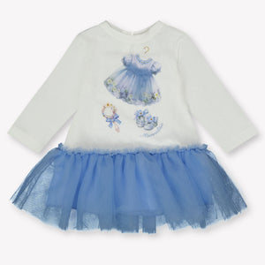 MonnaLisa Bébé Filles Robe Bleu Clair