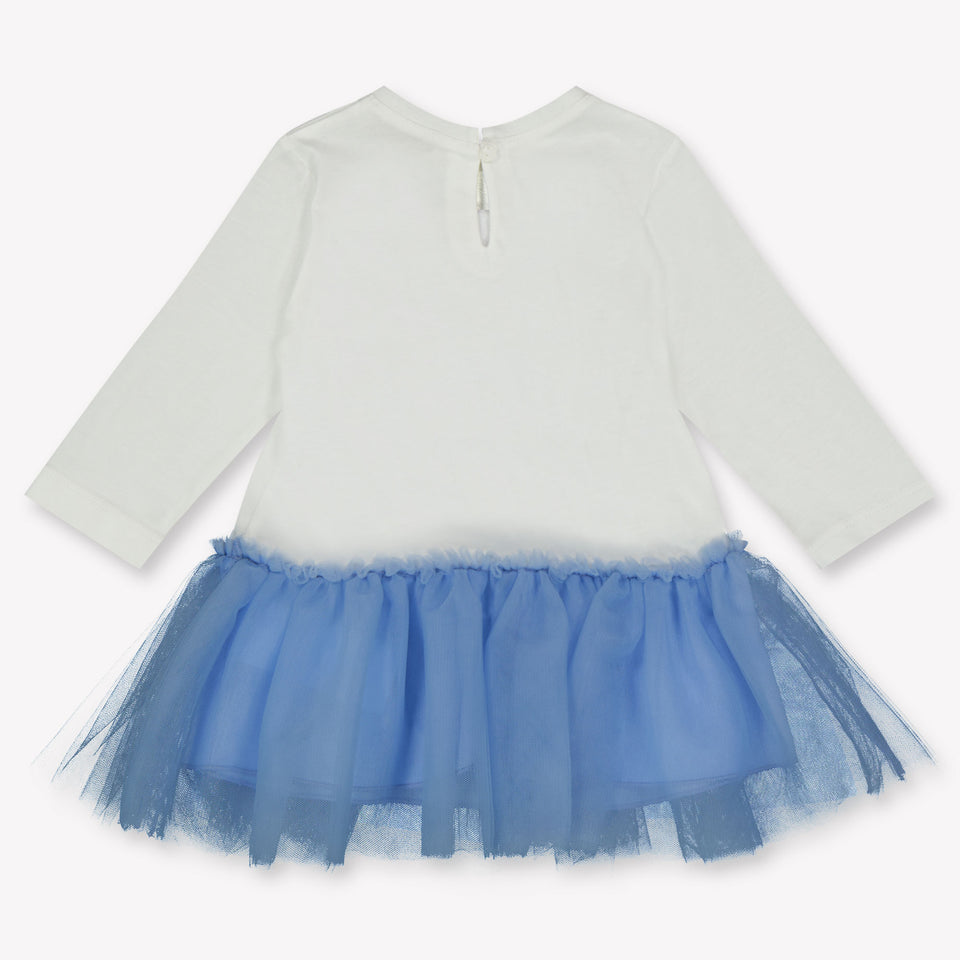 Monnalisa Baby Girls Dress  Light Blue