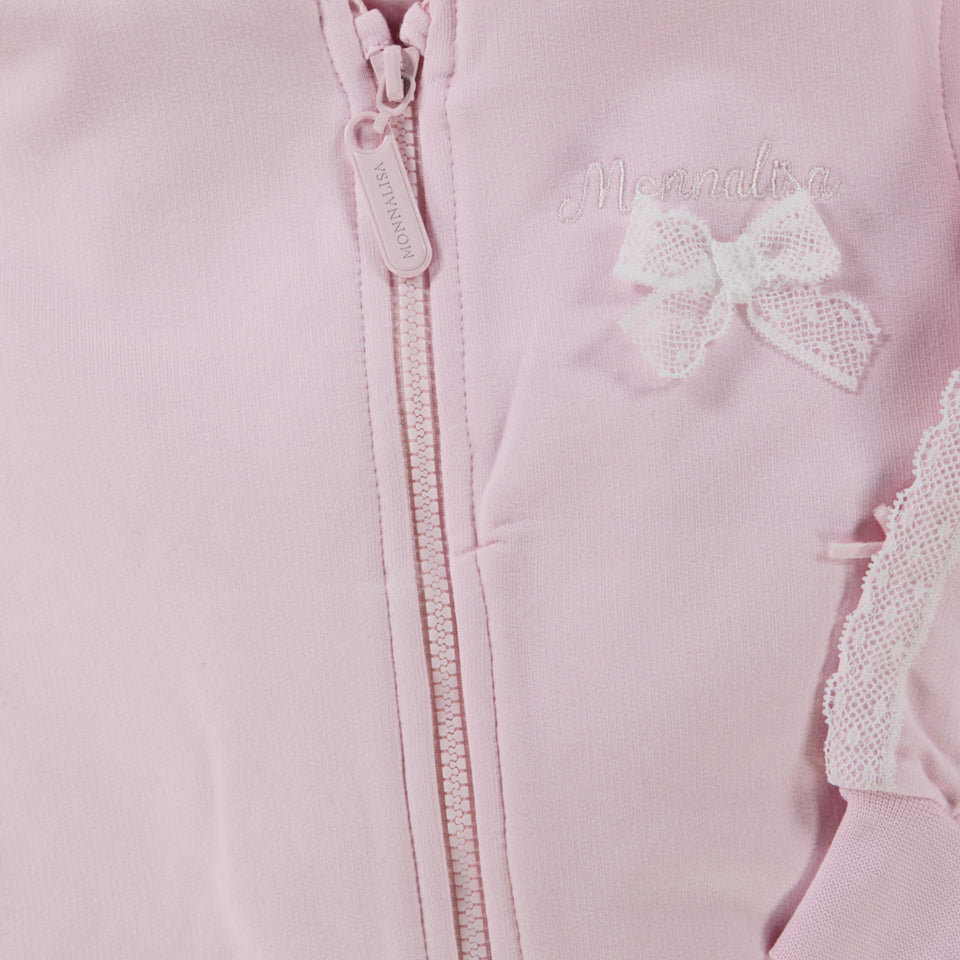 MonnaLisa Baby Meisjes Vest in Licht Roze