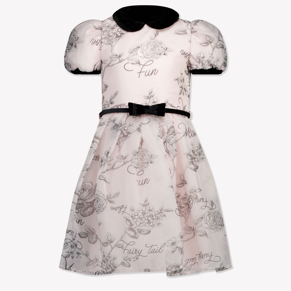 MonnaLisa Enfant Filles Robe Rose Léger