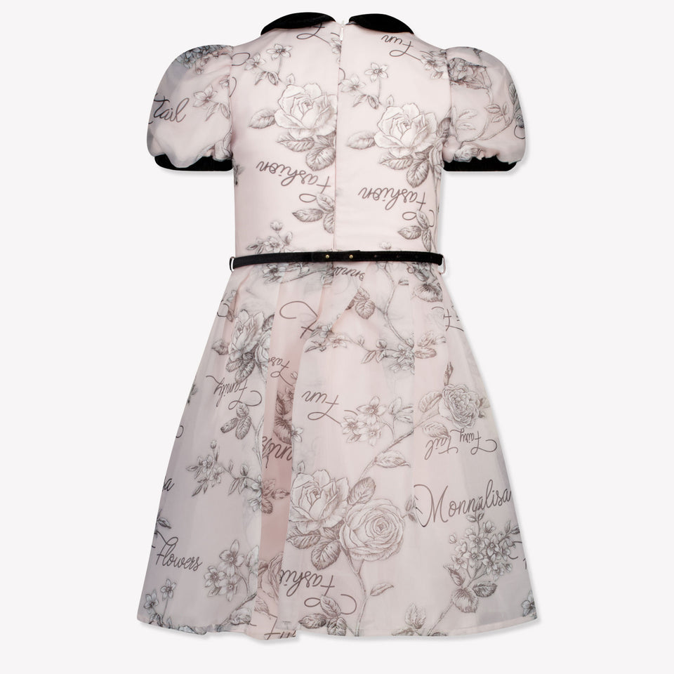 MonnaLisa Enfant Filles Robe Rose Léger